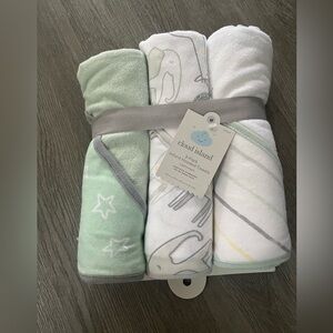3-Pack Hooded Infant/Baby Towel NWT